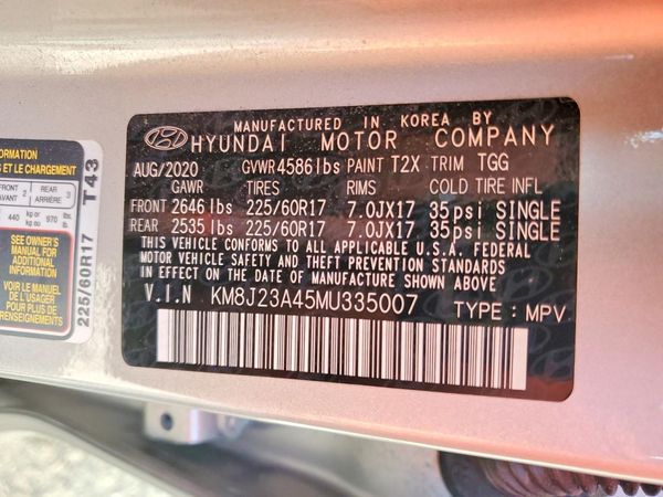 2021 HYUNDAI TUCSON