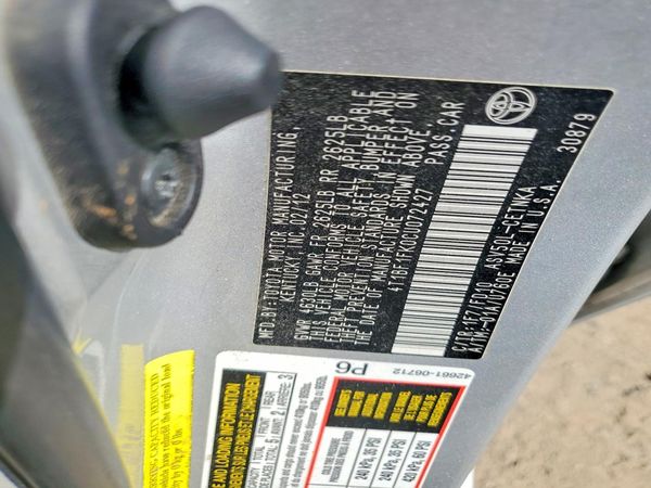 2012 TOYOTA CAMRY