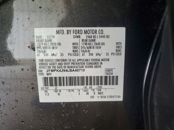 2020 FORD EDGE