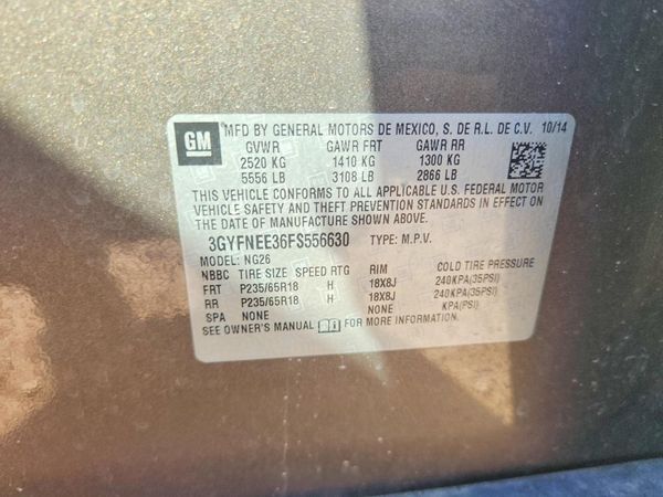 2015 CADILLAC SRX Luxury