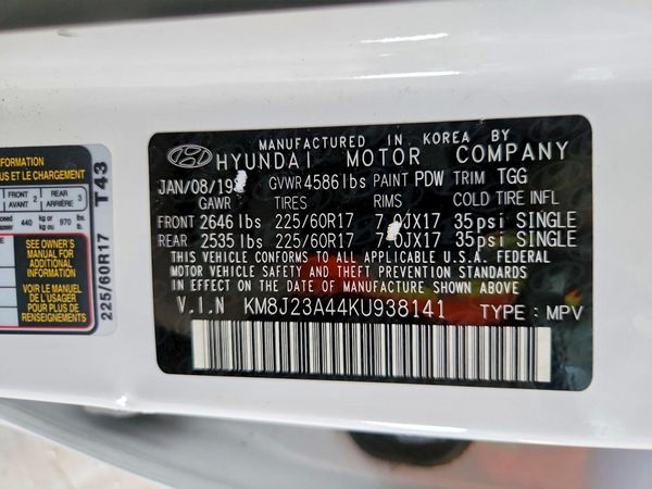 2019 HYUNDAI TUCSON