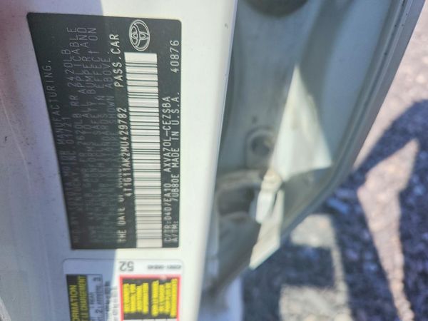 2021 TOYOTA CAMRY