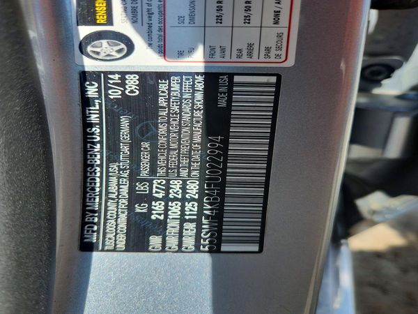 2015 MERCEDES-BENZ C 4-MATIC