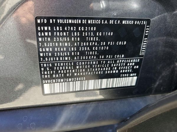 2025 VOLKSWAGEN TIGUAN