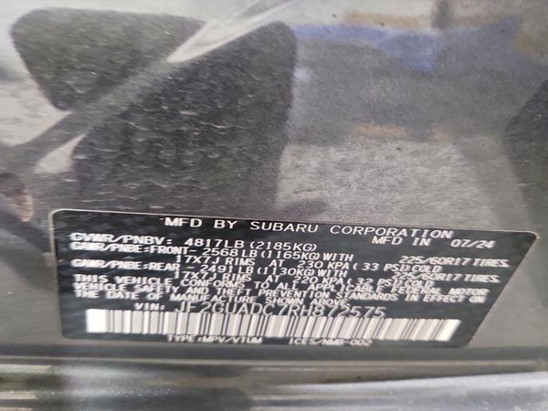 2024 SUBARU CROSSTREK