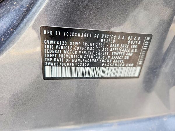 2019 VOLKSWAGEN JETTA S, SE, R-Line