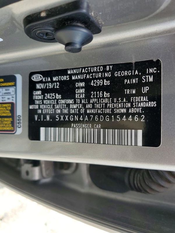 2013 KIA OPTIMA EX