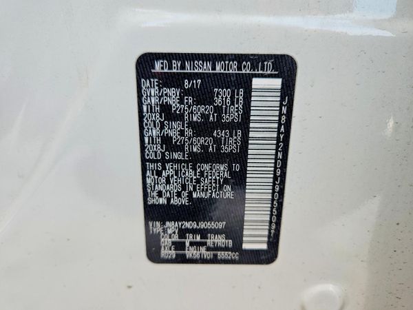 2018 NISSAN ARMADA