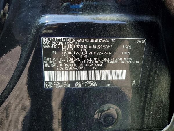 2018 TOYOTA RAV4 LE