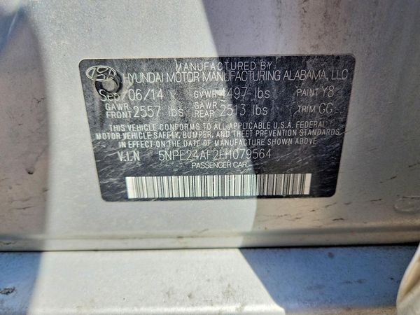 2015 HYUNDAI SONATA