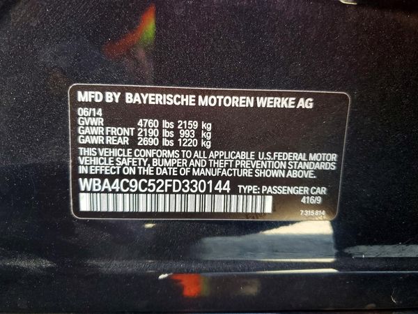 2015 BMW 428