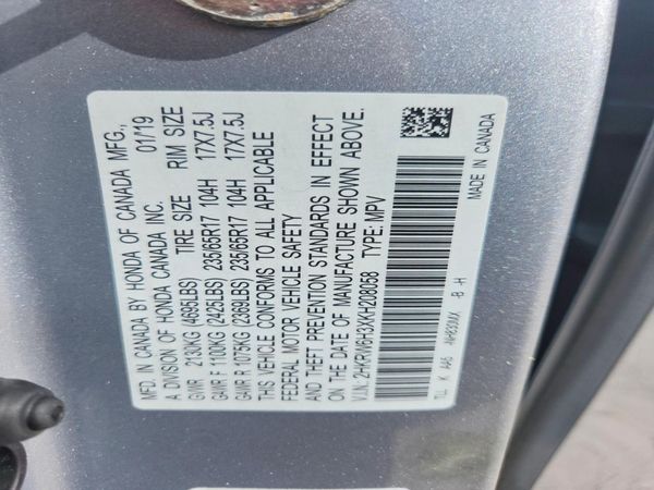 2019 HONDA CRV LX — VINS