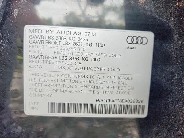 2014 AUDI Q5