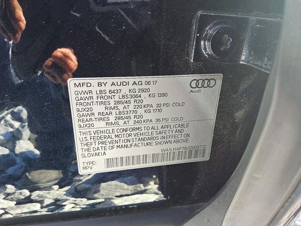 2018 AUDI Q7 quattro Premium Plus
