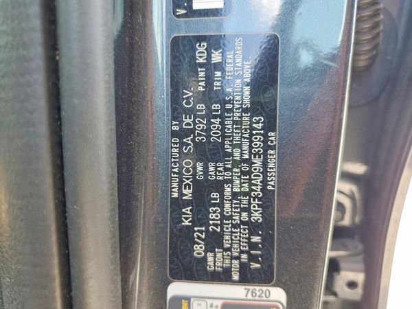 2021 KIA FORTE