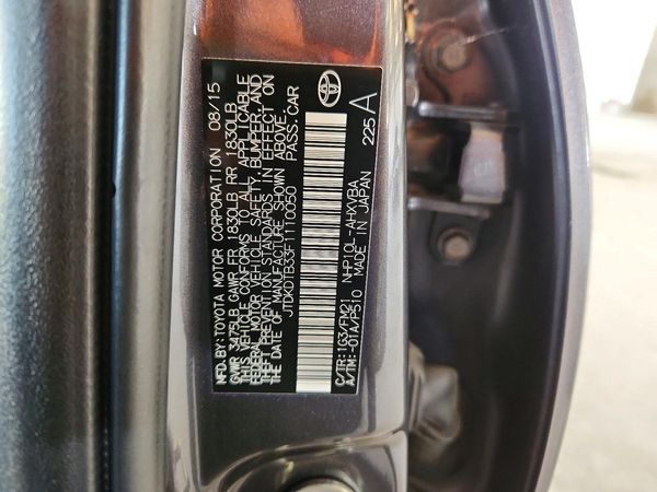 2015 TOYOTA PRIUS — VINS