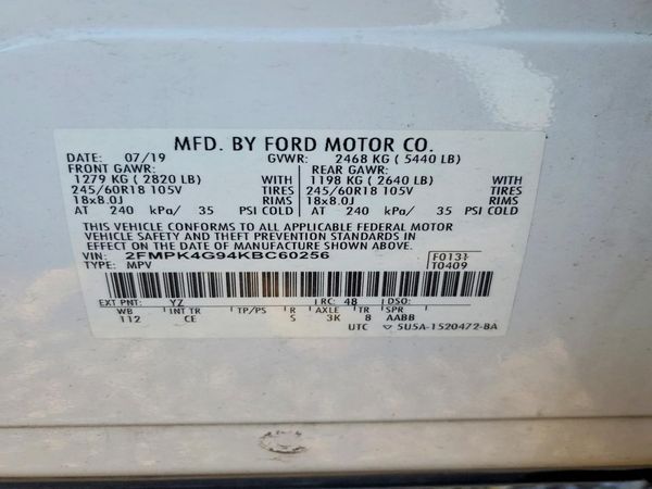 2019 FORD EDGE