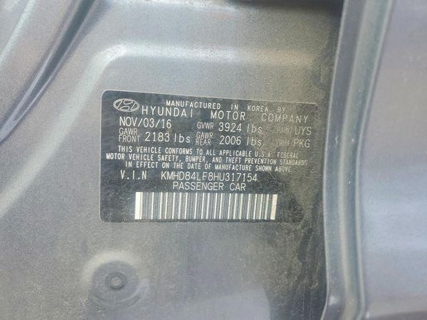 2017 HYUNDAI ELANTRA