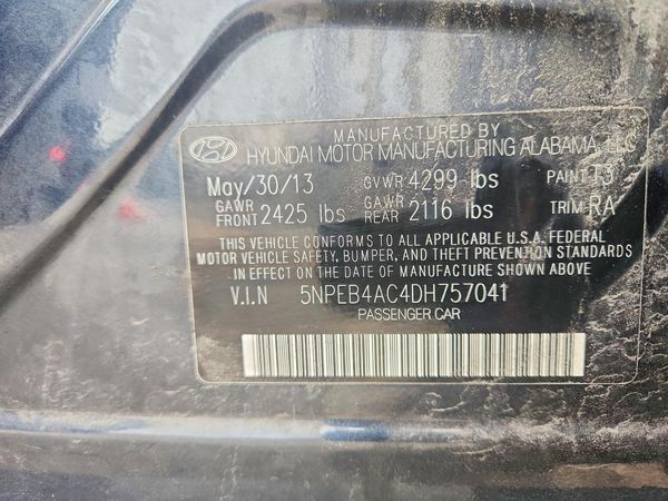 2013 HYUNDAI SONATA GLS/ GLS Popular