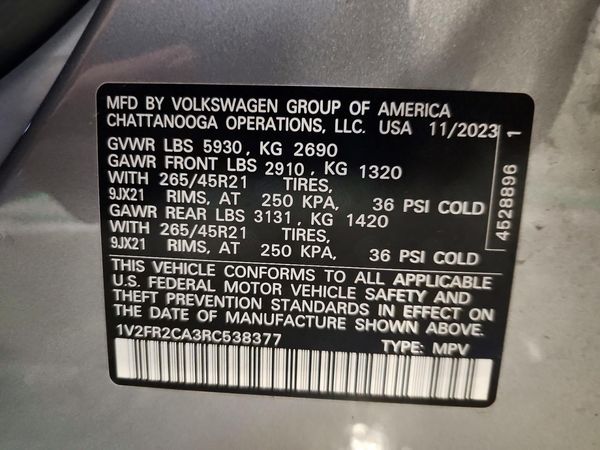 2024 VOLKSWAGEN ATLAS