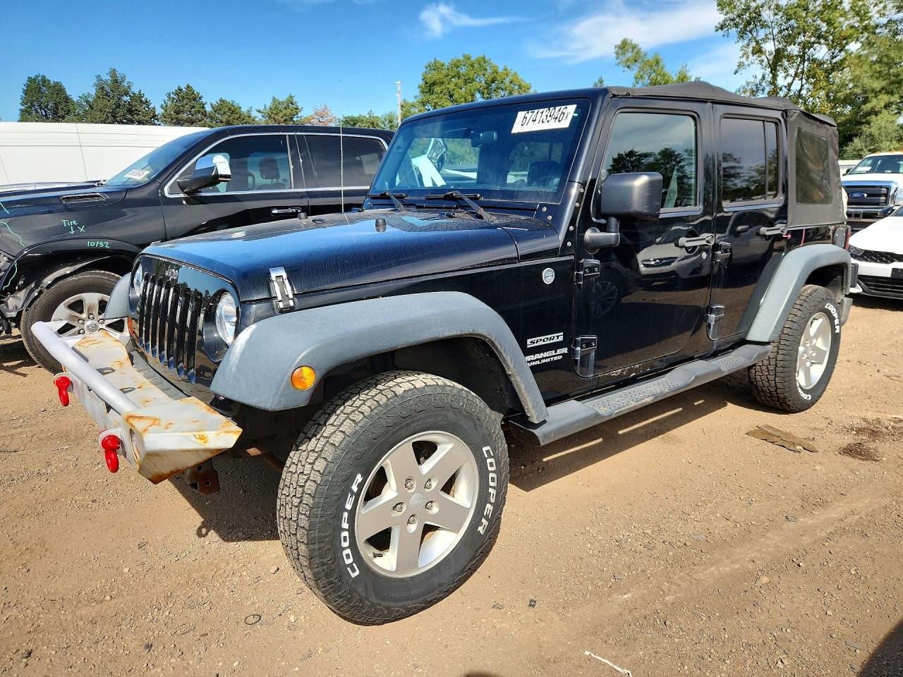 2012 JEEP WRANGLER Sport — Front 3/4