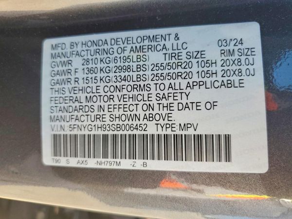 2025 HONDA PILOT BLACK EDITION