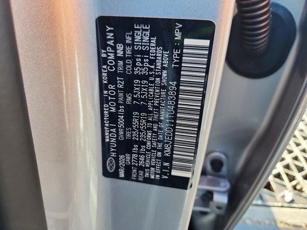 2026 HYUNDAI TUCSON Limited, Night
