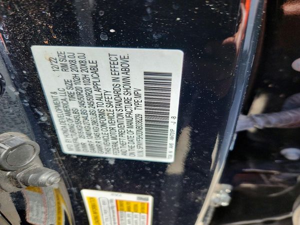 2022 HONDA PILOT SPORT — VINS