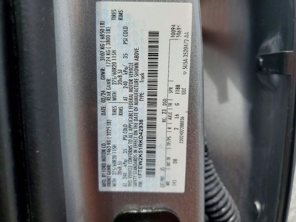 2024 FORD F150