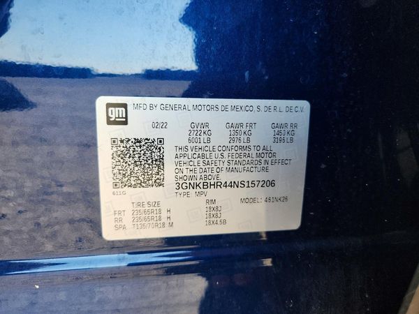 2022 CHEVROLET BLAZER 2LT