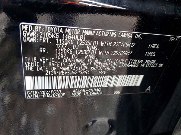 2018 TOYOTA RAV4 Adventure/XLE