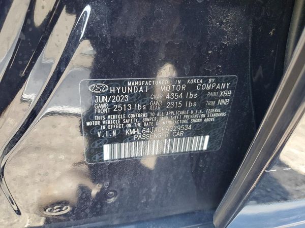 2023 HYUNDAI SONATA SEL — VINS