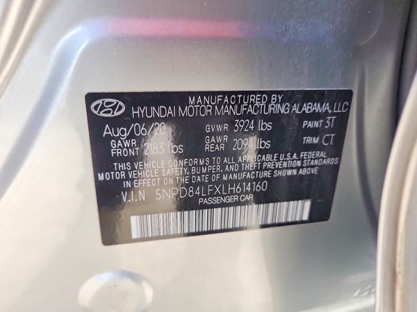 2020 HYUNDAI ELANTRA