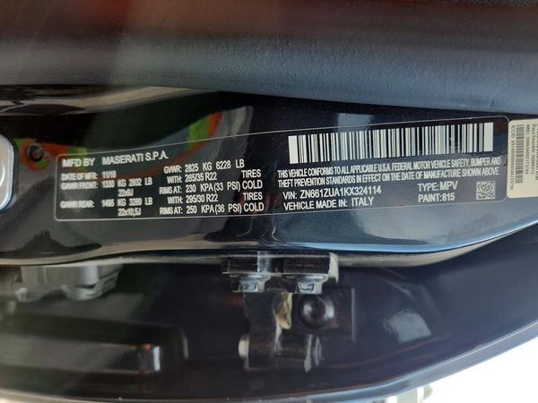 2019 MASERATI LEVANTE