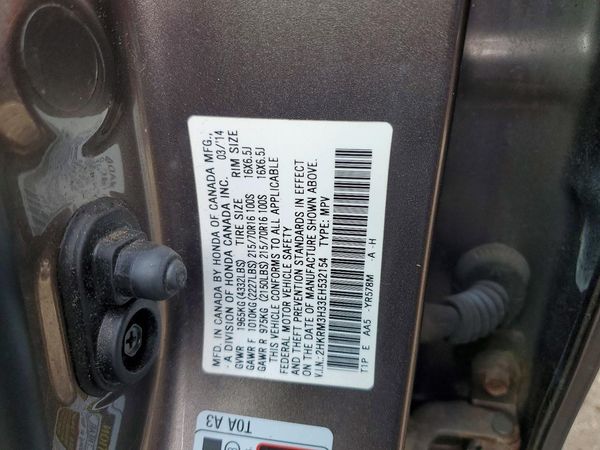 2014 HONDA CRV LX