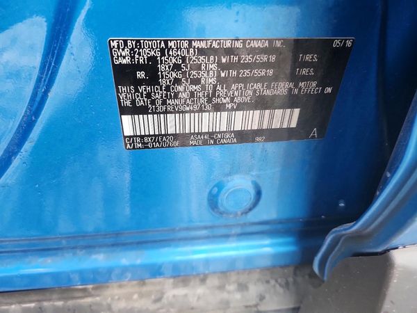 2016 TOYOTA RAV4