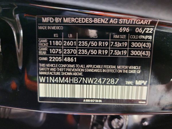 2022 MERCEDES-BENZ GLB