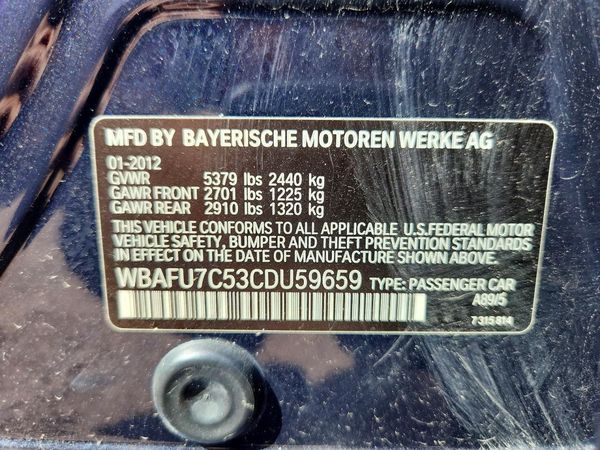 2012 BMW 535 xDrive