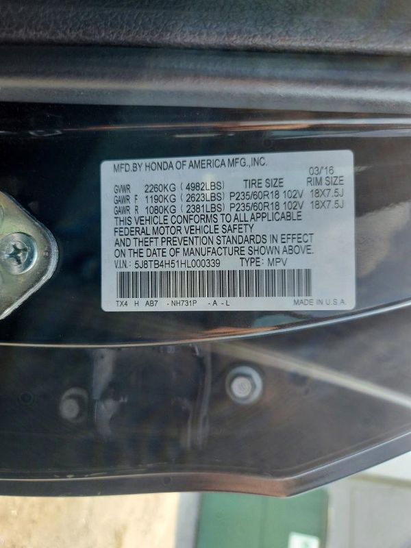 2017 ACURA RDX