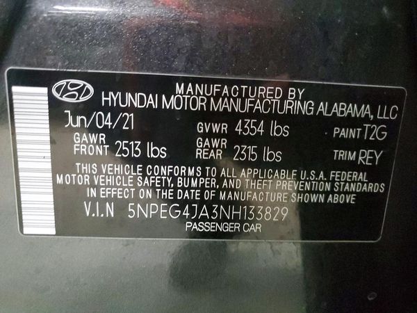 2022 HYUNDAI SONATA SE