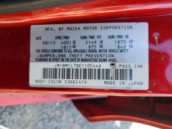 2014 MAZDA 3 Touring/GS
