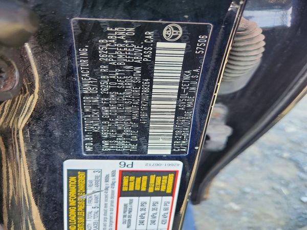 2017 TOYOTA CAMRY LE/SE/XLE/XSE