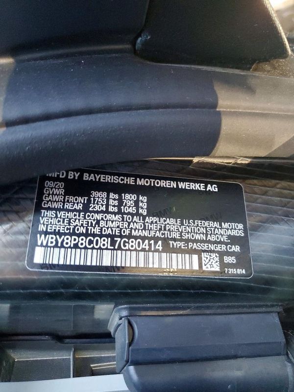 2020 BMW I3