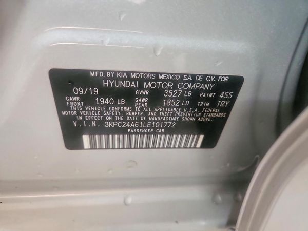 2020 HYUNDAI ACCENT SE and SEL