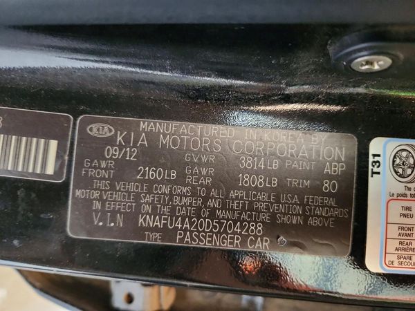 2013 KIA FORTE EX