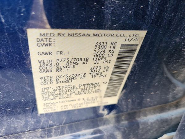2021 NISSAN TITAN