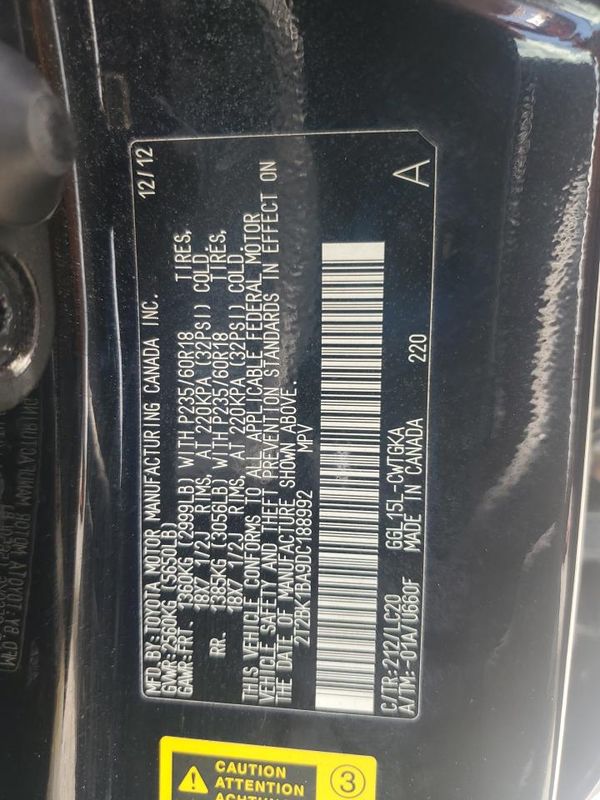 2013 LEXUS RX 350