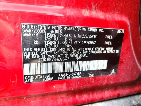 2023 TOYOTA RAV4 LE