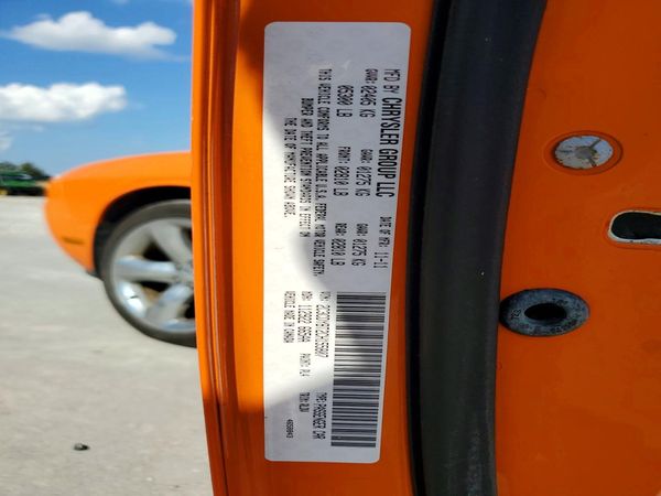 2012 DODGE CHALLENGER R/T — VINS