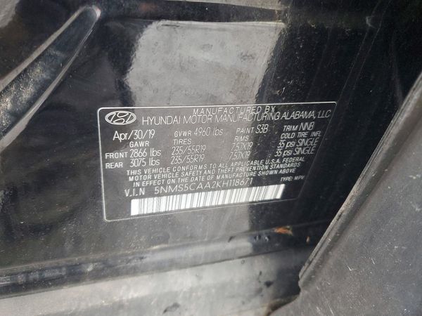 2019 HYUNDAI SANTA FE
